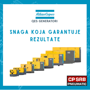 Atlas Copco QES generatori - snaga koja garantuje rezultate