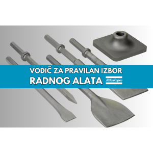 Vodič za pravilan izbor radnog alata Atlas Copco