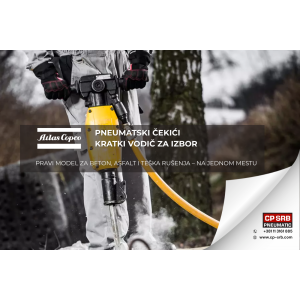 Atlas Copco pneumatski čekići – kratki vodič za izbor